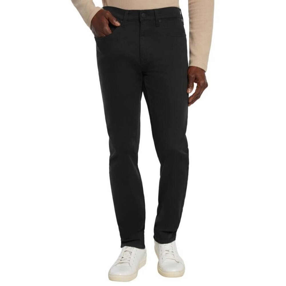 NEW Banana Republic Mens 32x30 5 Pocket Pant Black Cotton/Spandex Stretch Fabric